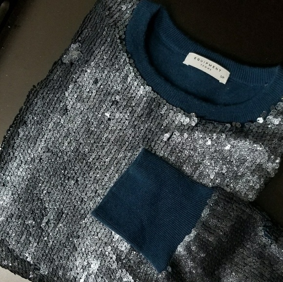 🍒NWT🍒 EQUIPMENT MERMAID SWEATER - Picture 8 of 8